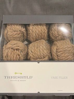 Threshold Decorative Jute Ball Vase Fillers